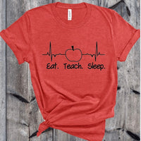 EAT SLEEP TEACH APPLE